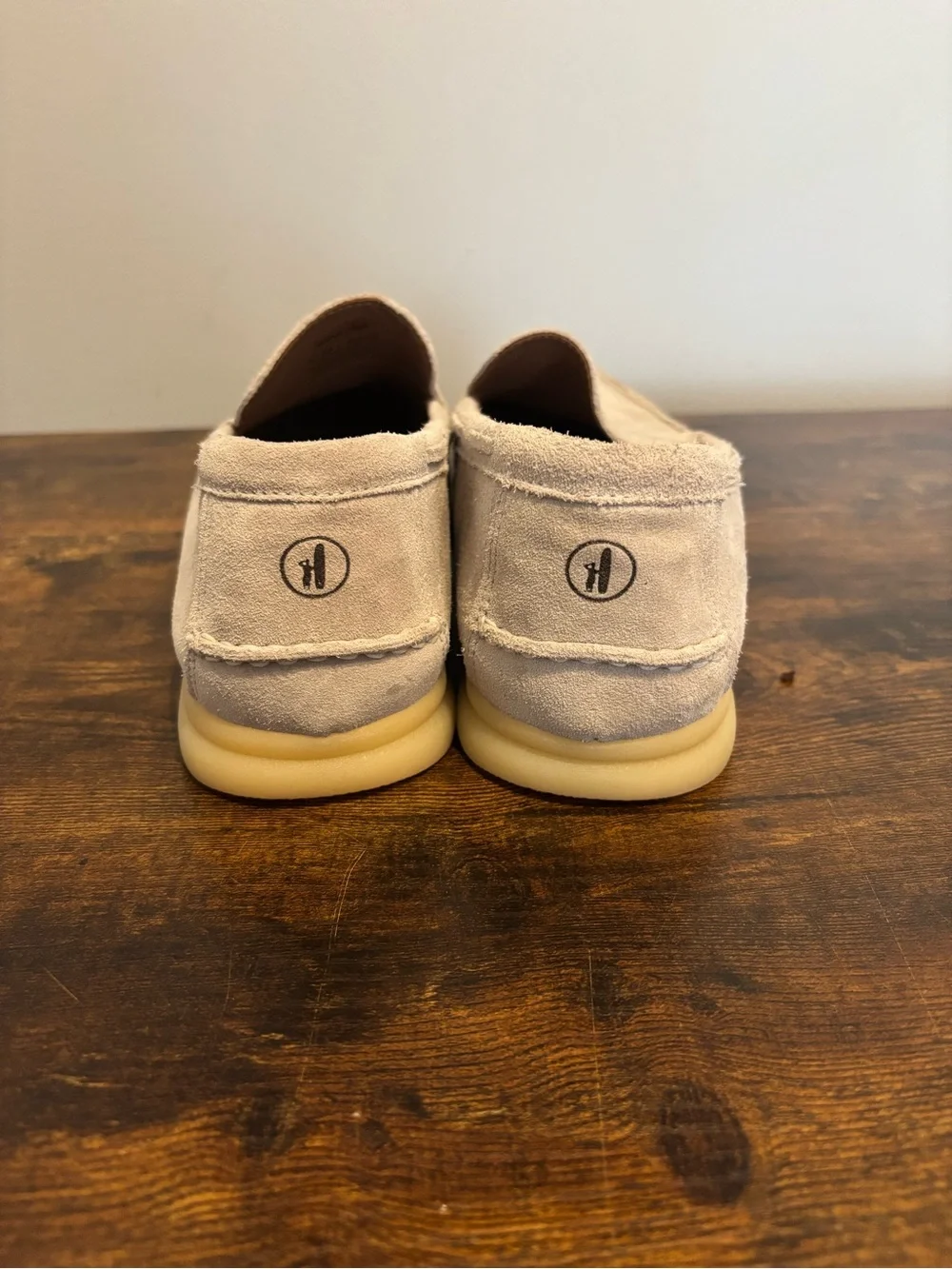 Johnnie-O Men's Suede Slip-On Loafers in Gray
